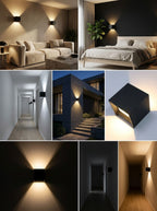 Applique Murale LED Design Ajustable – Éclairage Moderne Intérieur/Extérieur