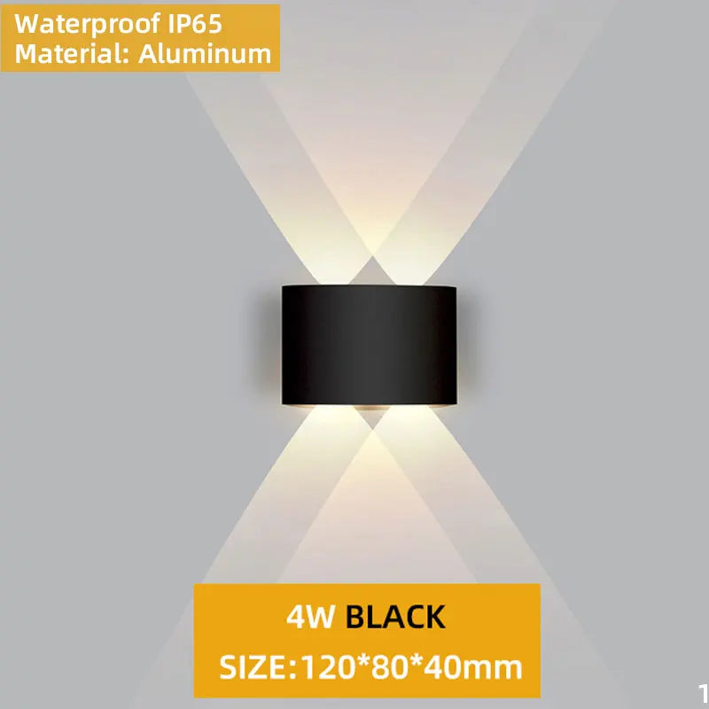 Applique Murale LED Design Effet Lumineux – Intérieur & Extérieur